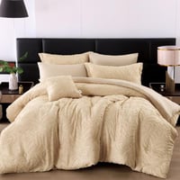 مفرش نارين صيفي مقاس كوين 150x200 سم بيج فاتح عدد...