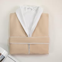 روب منزلي نداف قطن 100% فاخر بيج