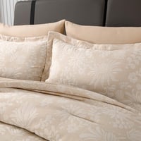 مفرش وودن صيفي كوين200x150سم جاكارد فاخر كريمي عدد...