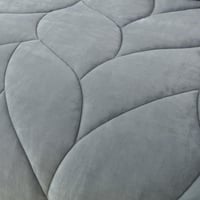 مفرش سها شتوي مفرد ونص رصاصي عدد القطع 4