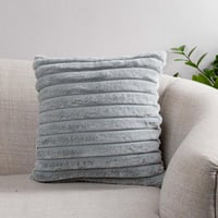 خدادية فرو بحشوة لون رصاصي فاتح