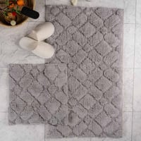 طقم دعاسة أرضية فيانا تركي فرو رصاصي فاتح عدد القط...