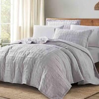 مفرش كلارا صيفي خفيف مضغوط مفرد ونص ليلكي عدد القط...