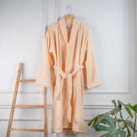 روب نداف - قطن 100% فاخر - تركي - وردي برتقالي عدد...