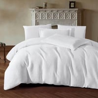 مفرش ماتيا مزدوج قطن جاكارد أبيض عدد القطع 6