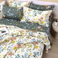 مفرش سمر لاند قطن 100% صيفي خفيف مضغوط مزدوج برسوم...