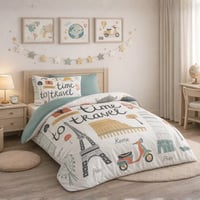 مفرش كارلا فائق النعومة مقاس كوين 150x200 سم أبيض...