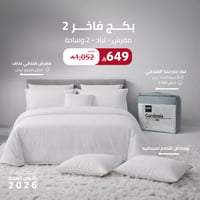 بكج فاخر 2 ( مفرش - لباد - 2 وسادة )