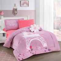 مفرش هوبي أطفال مفرد ونص شتوي فاخر مخمل ليلكي عدد...