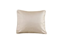 مفرش مرام مزدوج قطن مطرز بيج وذهبي عدد القطع 12