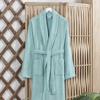 روب نداف - قطن 100% فاخر - تركي - أخضر عدد القطع 1