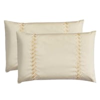 مفرش لافيتا الفاخر مزدوج قطن جاكارد مطرز بيج ذهبي...