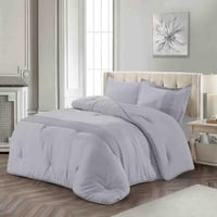 مفرش لاكارو صيفي مفرد ونص رصاصي مطرز عدد القطع 4