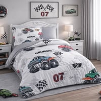 مفرش فريزيا صيفي مقاس كوين 150x200 سم أبيض متعدد ا...