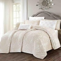 مفرش فالنسيا شتوي مفرد و نص مخمل و فرو كريمي عدد ا...