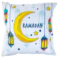 غطاء خدادية رمضان مربعة بدون حشوة متعددة الألوان 4...