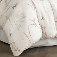 مفرش سرور مزدوج قطن سكري برسومات الزهور عدد القطع...