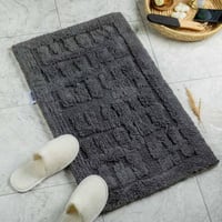 دعاسة أرضية بابيون تركي فرو أسود مقاس 50 × 80 سم