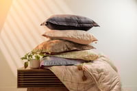 مفرش دايموند شتوي مزدوج فاخر مخمل رصاصي عدد القطع...