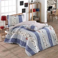 مفرش فيوليت أطفال صيفي قطن مقاس كوين أزرق فاتح متع...