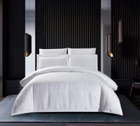 مفرش آتون فندقي صيفي مزدوج أبيض فاخر عدد القطع 7