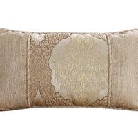 مفرش لاميس الفاخر مزدوج قطن جاكارد مطرز بيج ذهبي ع...