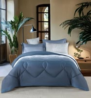 مفرش نوفا صيفي مزدوج أزرق عدد القطع 6