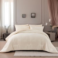 مفرش عنبر صيفي مفرد ونص جاكارد فاخر بيج عدد القطع...