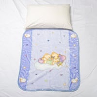 بطانية أطفال مخمل سماوي بسحاب