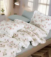 مفرش ريد روز صيفي كوين مقاس 200x150 سم قطن فاخر أب...