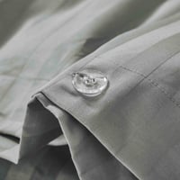 مفرش فندقي نداف قطن مقاس كوين 200x160 سم رصاصي 250...