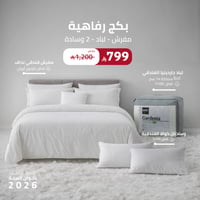 بكج رفاهية ( مفرش - لباد - 2 وسادة )