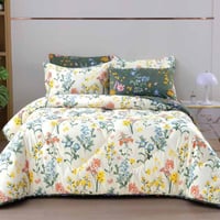 مفرش سمرلاند صيفي مقاس كوين 150x200 سم برسومات الز...