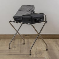 رف امتعة قابل للطي فضي 60X70 سم