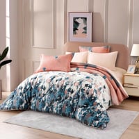 مفرش نوفا صيفي مفرد و نص متعدد الألوان برسومات الز...