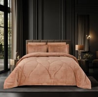 مفرش سها شتوي مخمل مفرد ونص جملي عدد القطع 4