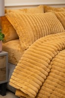 مفرش ليلي شتوي فاخر مزدوج فرو بيج عدد القطع 6