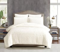 مفرش ميامي شتوي مزدوج أبيض فرو عدد القطع 6