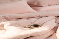 مفرش رهام شتوي مفرد ونص فرو وردي عدد القطع 4