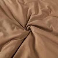 طقم غطاء لحاف شارم فائق النعومة بدون حشوة بني