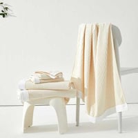 منشفة ريفي الفندقية وافل سكري مقاس 70 × 140 سم