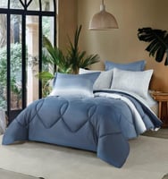 مفرش نوفا صيفي مزدوج أزرق عدد القطع 6