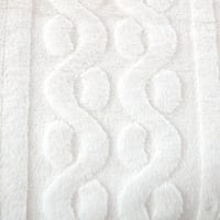 مفرش لينا شتوي فاخر فرو أبيض