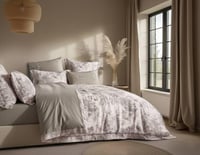 مفرش إشراق صيفي مزدوج قطن تنسل فاخر كافيه برسومات...