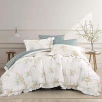 مفرش ريد روز صيفي كوين مقاس 200x150 سم قطن فاخر أب...