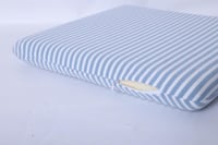 وسادة مقعد- نداف - من الفوم المرن لون أزرق