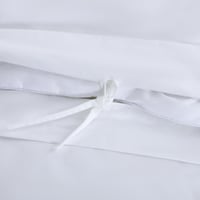 مفرش بلانكا فندقي قطن أبيض فاخر