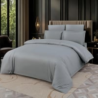 مفرش بلانكا فندقي صيفي رصاصي فاخر