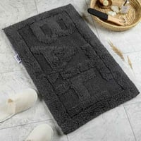 دعاسة أرضية باث تركي فرو أسود مقاس 50 × 80 سم