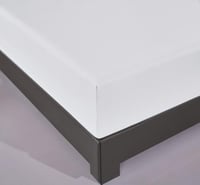 شرشف صيفي نداف مزدوج لون أبيض مقاس 200x200 سم